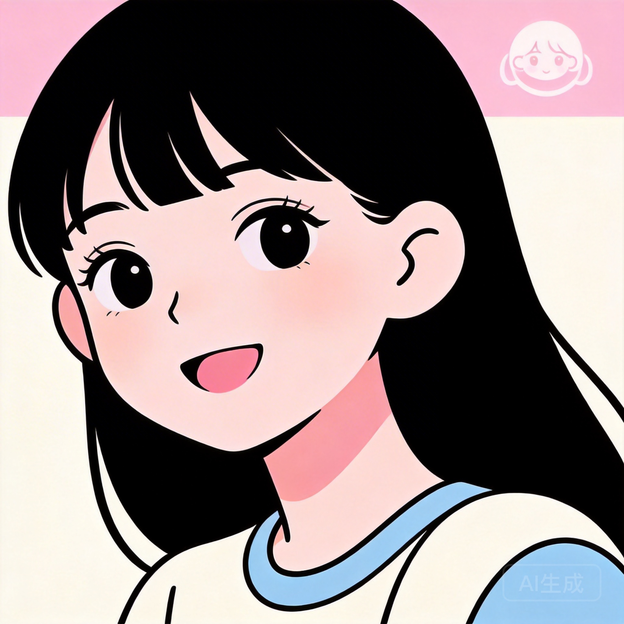 美女卡通风格Irene Notes标题图